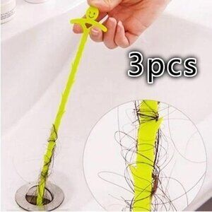 3PCS Bathroom Hair Sewer Filter Drain Cleaners Outlet Kitchen Sink Drian Filter